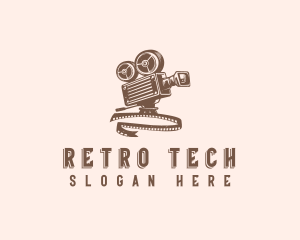 Retro Film Camera logo design