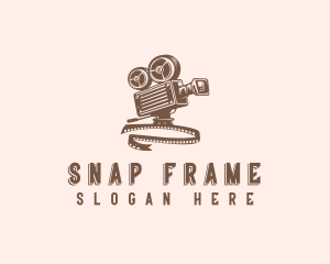 Retro Film Camera logo design