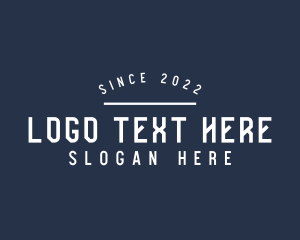 Wordmark - Generic Hipster Brand logo design