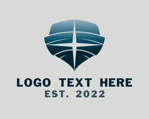 Ocean - Star Yacht Ship logo design