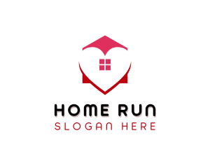 Home Heart House logo design