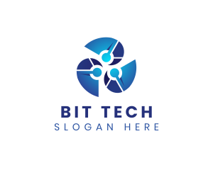 Digital Network Tech logo design