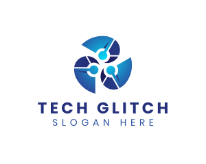 Digital Network Tech logo design