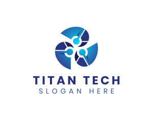 Digital Network Tech logo design