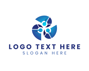 Telecom - Digital Network Tech logo design