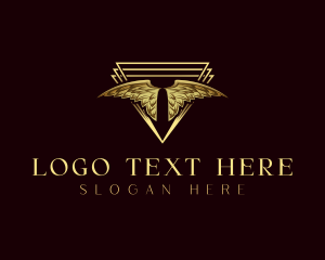 Sacred - Premium Flight Wings logo design