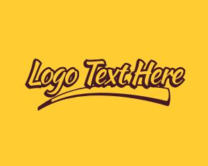 Cursive - Retro Clothing Company logo design