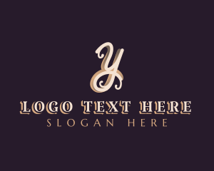 Letter Y - Elegant Fashion Boutique Letter Y logo design