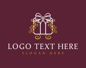 Giveaway - Ribbon Gift Present logo design