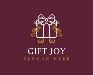 Giveaway - Ribbon Gift Present logo design