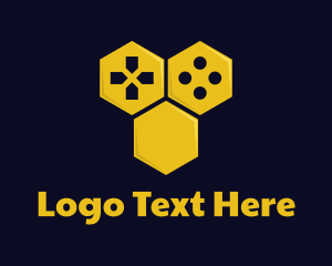 Video Game - Hive Game Controller logo design
