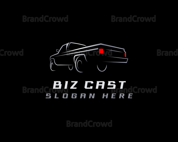 Car Pickup Dealership Logo
