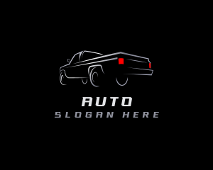 Car Pickup Dealership Logo