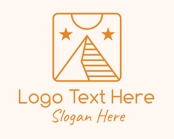 Triangle - Minimalist Pyramid Travel logo design