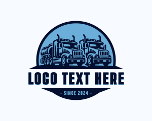 Trucker - Tank Truck Vehicle logo design