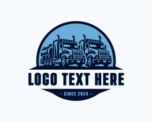 Truck - Tank Truck Vehicle logo design