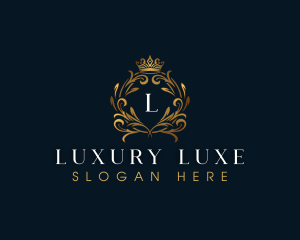 Luxury Crown Boutique logo design