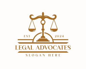 Paralegal Law Scale logo design