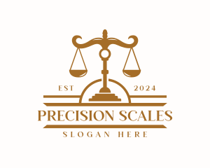 Paralegal Law Scale logo design