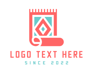 Carpet Cleaner - Rugs Carpet Textile logo design