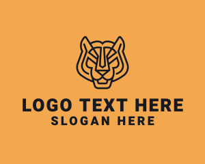 Leopard - Wild Tiger Hunter logo design