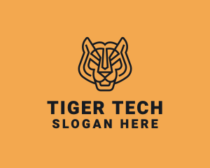 Wild Tiger Hunter logo design