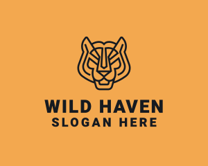 Wild Tiger Hunter logo design