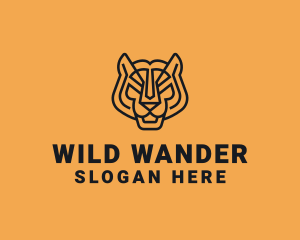 Wild Tiger Hunter logo design