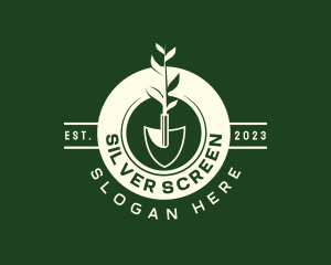 Trowel - Planting Shovel Lawn logo design