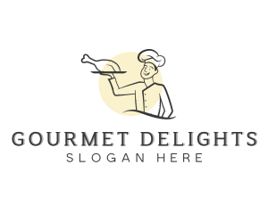 Gourmet Chef Restaurant logo design