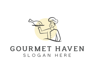 Gourmet Chef Restaurant logo design