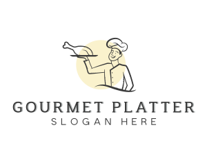 Gourmet Chef Restaurant logo design