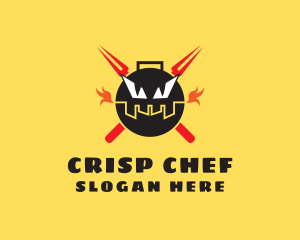 Evil Barbeque Grill logo design