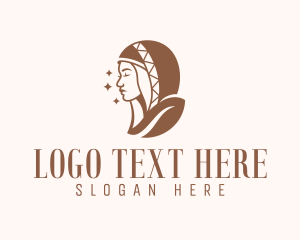 Traditional - Traditional Bedouin Woman logo design