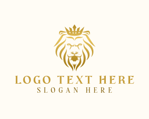 Medieval - Crown Lion Company logo design