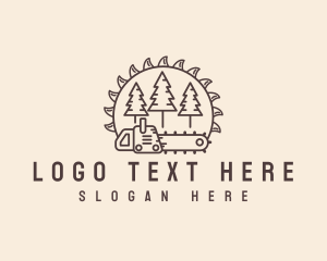 Sculptor - Chainsaw Tree Log logo design