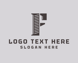 Industrial - Architect Engineering Letter F logo design