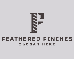 Architect Engineering Letter F logo design