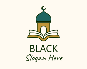 Quran Mosque Temple Logo