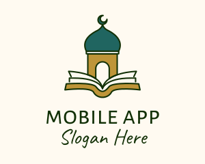 Quran Mosque Temple Logo