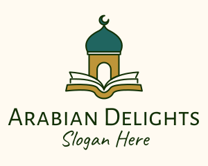 Arabic - Quran Mosque Temple logo design