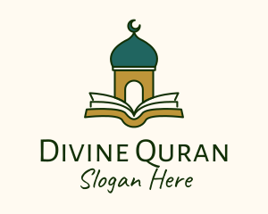 Quran - Quran Mosque Temple logo design