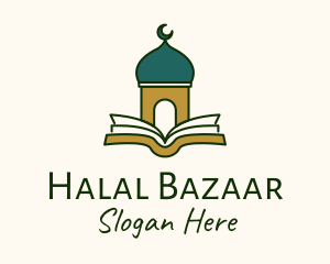 Quran Mosque Temple logo design