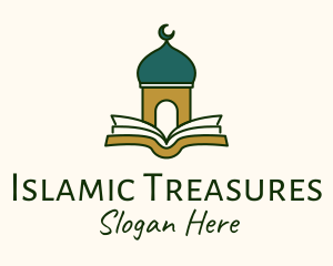 Quran Mosque Temple logo design