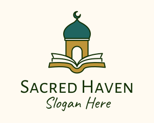 Mosque - Quran Mosque Temple logo design