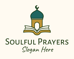 Quran Mosque Temple logo design