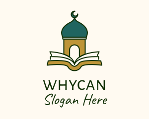 Dome - Quran Mosque Temple logo design