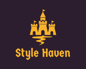 Palace - Castle Amusement Park logo design