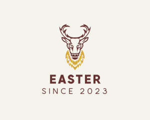 Antler - Stag Buck Antler logo design