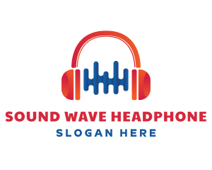 Headphone - DJ Headphone Audio logo design